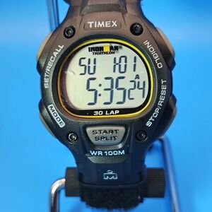 Vintage 2010 Timex Expedition IronMan Triathlon 40mm Mens Quartz Sport Watch